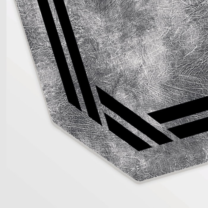 Conceptum Alfombra de Pasillo Gris y Negro 80 x 150 cm Conceptum Alfombra de Pasillo Gris y Negro 80 x 150 cm